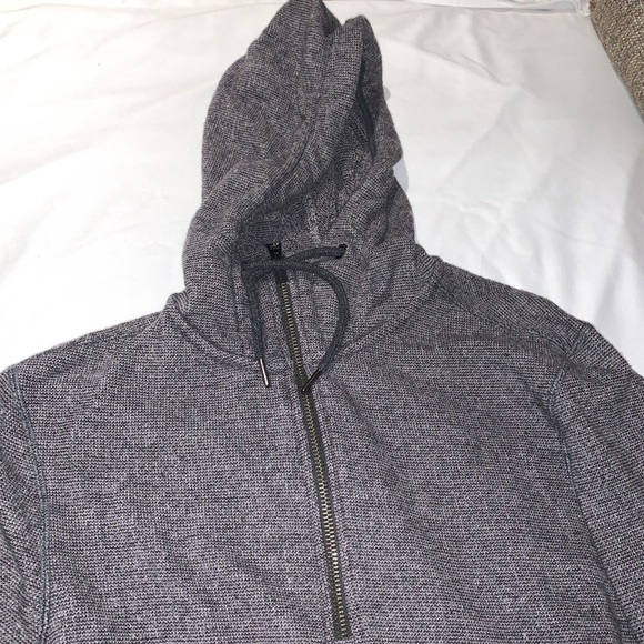 Gently Loved Authentic Roots Terry Cloth Lined 1/4 Zip Hoodie **Unisex** - Picture 2 of 10